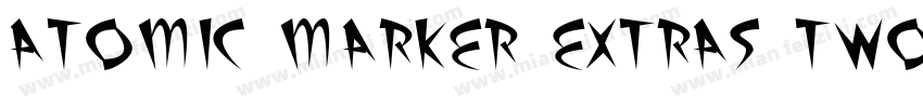 Atomic Marker Extras Two字体转换